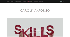 Desktop Screenshot of carolina-afonso.net