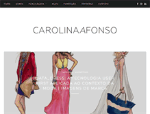 Tablet Screenshot of carolina-afonso.net
